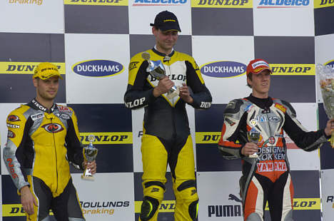 De tre bedste i Den Blå Avis MC600 Challenge: (f.v.) Nicolai Sørensen, Søren Hole og Steven Tirsgaard.